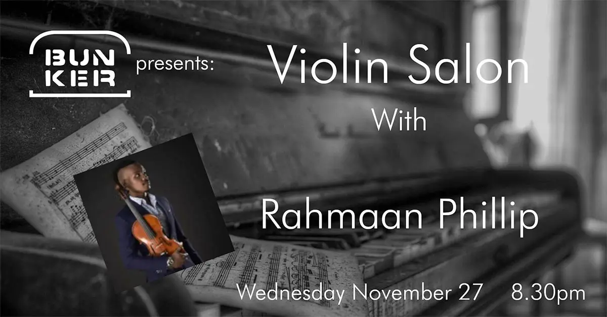 Violin Salon with Rahmaan Phillip at The Bunker in Da Nang Vietnam