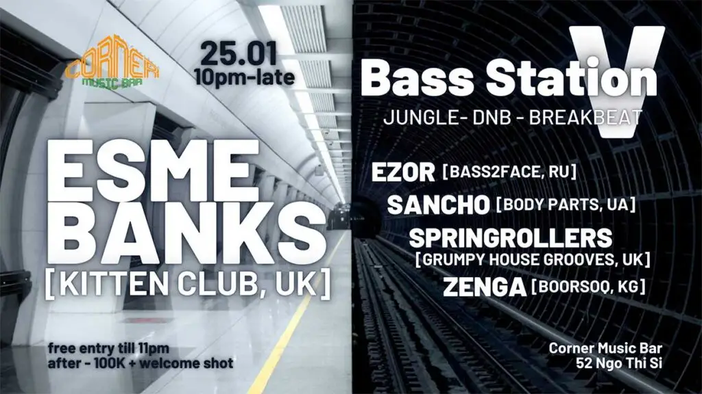 Bass Station at Corner Music Bar