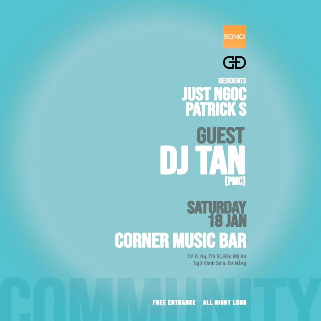 Community with Just Ngoc, Patrick S and Tan at Corner Music Bar