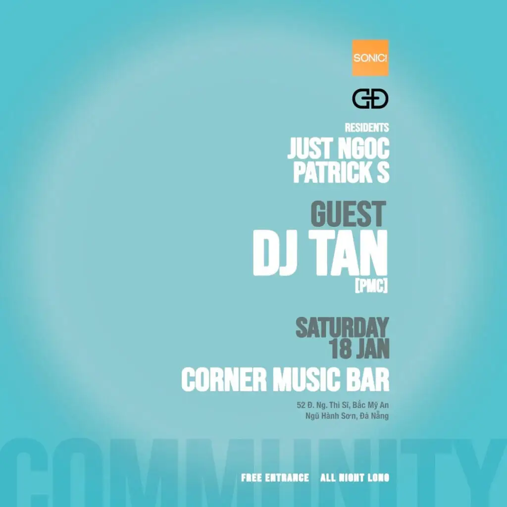Community with Just Ngoc, Patrick S and Tan at Corner Music Bar