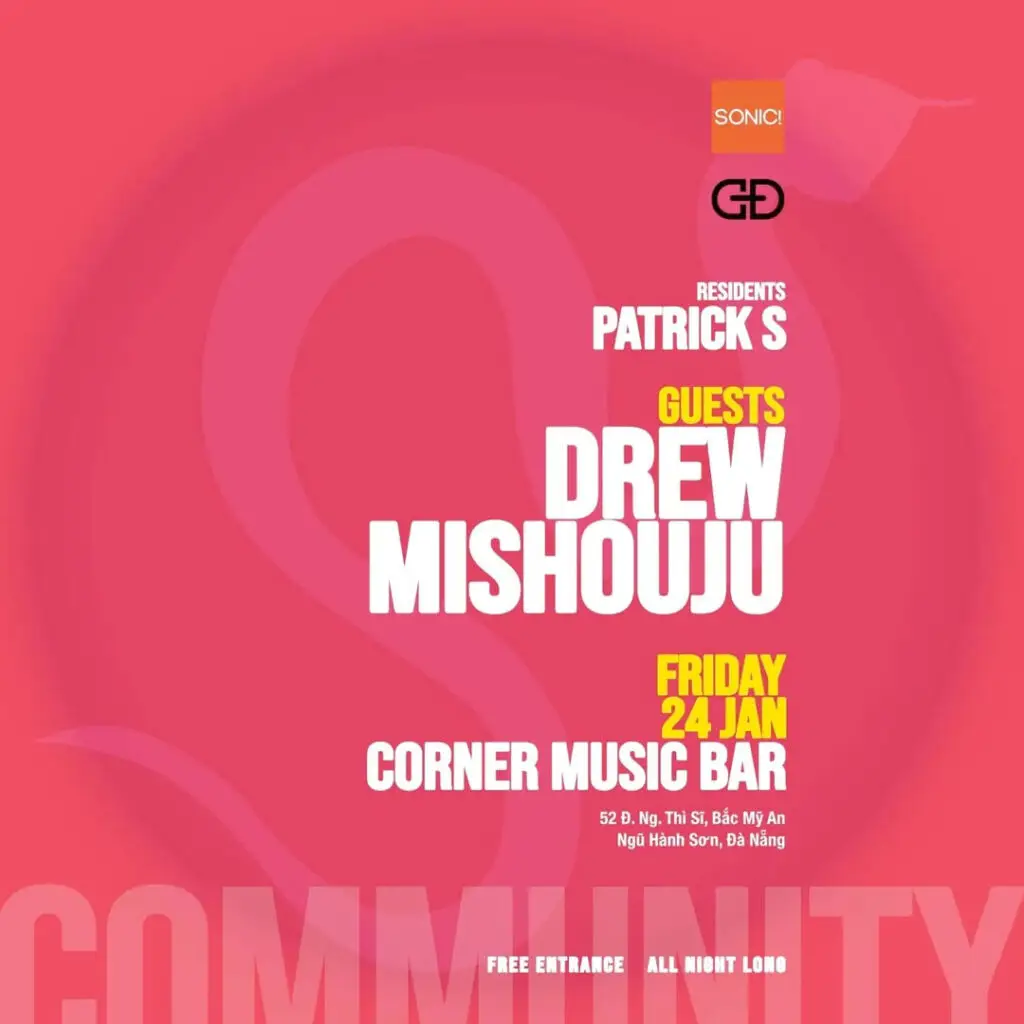 Community with Patrick S, Drew and Mishoulu at Corner Music Bar