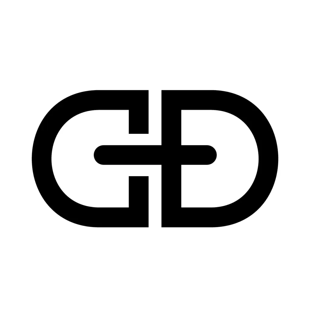 Digital Danang Logo - Black with White Background