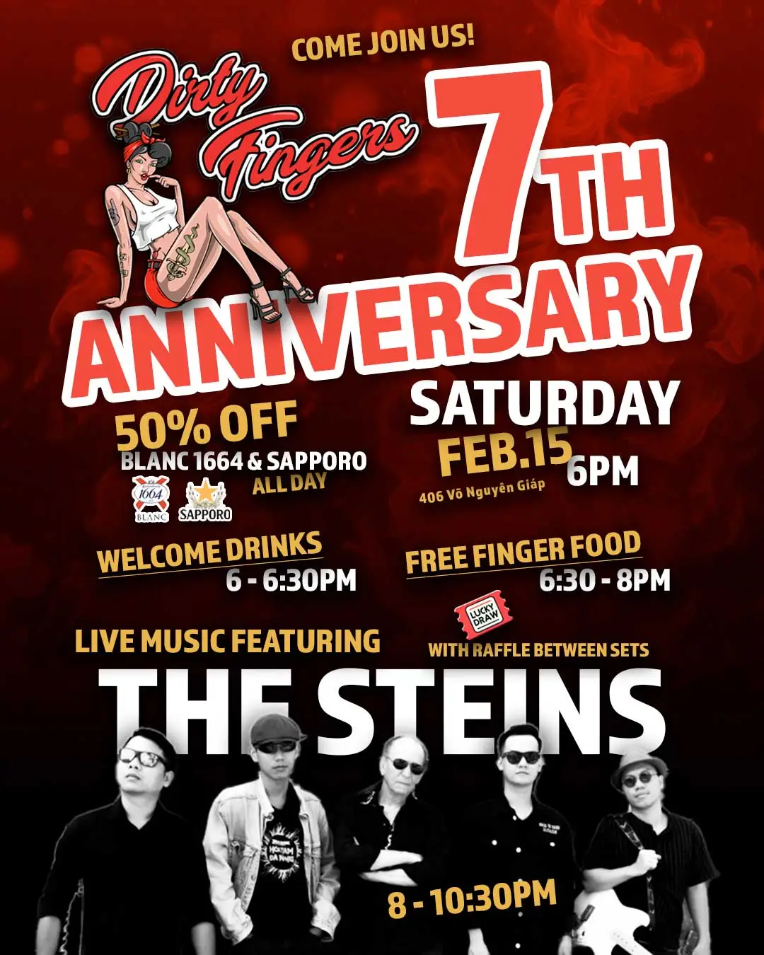 Dirty Fingers 7th Anniversary Party