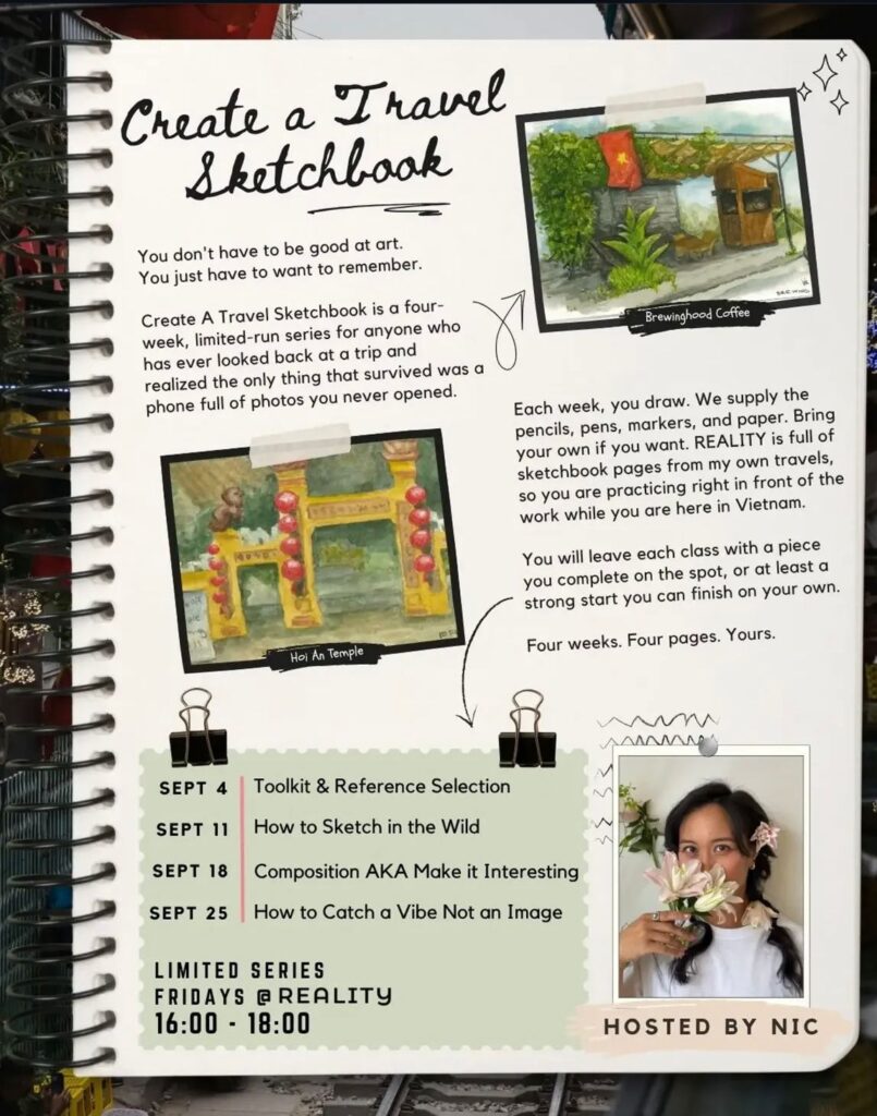 Create in Community: Create a Travel Sketchbook at REALITY