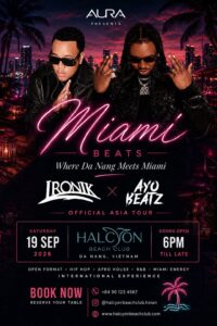 Miami Beats with IRONIK and AYO BEATZ at Halcyon Beach Club, September 19, 2026