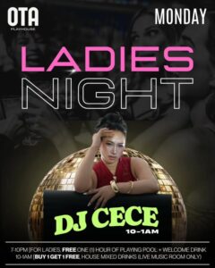 Ladies Night with DJ CECE