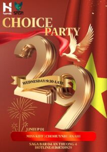 Saga Choice Party with MISS KIFF, CHOHUYNH & ANAHI
