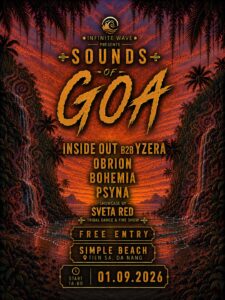 Sounds of Goa with INSIDE OUT B2B YZERA, OBRION, BOHEMIA, PSYNA + SVETA RED
